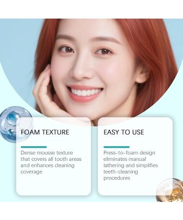 Dentifrice mousse claircissante pour les dents mousse ultra-fine pour adultes adapt aux voyages limination des taches et haleine fra che longue dur e nettoyage en profondeur pour (2PCS) - Buy Online on GoSupps.com