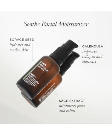Soothe Facial Moisturizer by Skin Essence Organics - 100% Natural Certified Organic Face Oil Serum - Buy Online on GoSupps.com