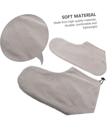 Housoutil 1 Pair Wax Warm Foot Cover Paraffin Bath Liner Heated Gloves Paraffin Booties Easy Liner Bathing Foot Cover Paraffin Wax Foot Covers Spa Cotton Mittens Protector 28X20X0.9CM Grey - Buy Online on GoSupps.com