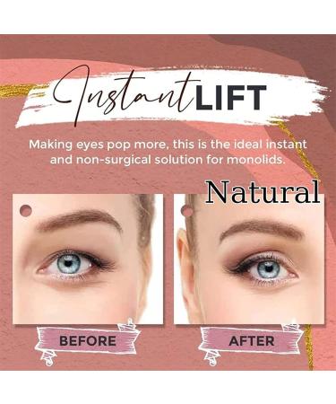 2023 Fashiongog Glue-Free Invisible Double Eyelid Sticker New Glue-Free Ultra Natural Invisible Double Eyelid Sticker Glue Free Eyelid Sticker (2 Widened) - Buy Online on GoSupps.com