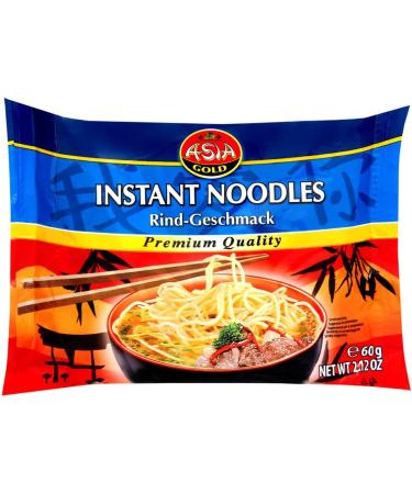 Gunz Asia Gold Instant Noodles Beef 60 x 60 g Chinese Noodles Asian Noodles Asian Noodles Instant Ramen Chinese Noodles Plus Chopsticks 60 g 60er Pack - Buy Online on GoSupps.com