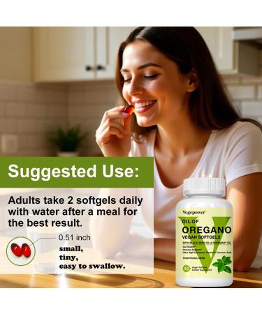 VEGEPOWER Oil of Oregano with Black Seed Oil, 4 in 1 Oil of Oregano Vegan Softgels Supplement - with Carvacrol, Thymol, Rosemary and Vitamin A to Help Support Immune & Gut Health, Non-GMO, 90 Counts - Buy Online on GoSupps.com