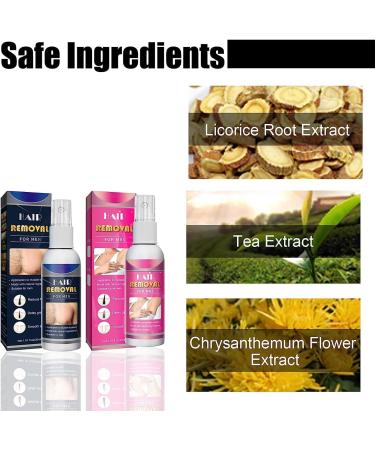 Nouveau spray d' pilation semi-permanente spray d' pilation naturelle inhibiteur de croissance des cheveux spray d' pilation indolore semi-permanent pour tout le corps spray d' pilation semi-perma - Buy Online on GoSupps.com