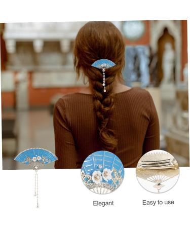 VALICLUD Fan Tassel Hair Clip Claw Clip Hair Clips Chinese Headdress Barrettes for Girls Fan Hair Clamp Girls Hair Clip Hair Pin Tiara Hair Accessories for Women Kimono China Metal Miss - Buy Online on GoSupps.com