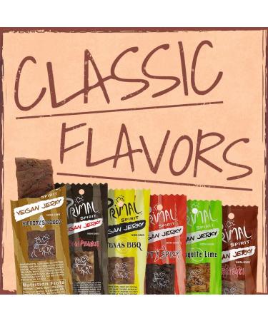  Primal Spirit Foods Primal Spirit Meatless Vegan Strips - High Energy High Protein Non-GMO 93% Fat Free Snacks Vegan Jerky - 28g Pack of 1 Teriyaki Flavour - Buy Online on GoSupps.com