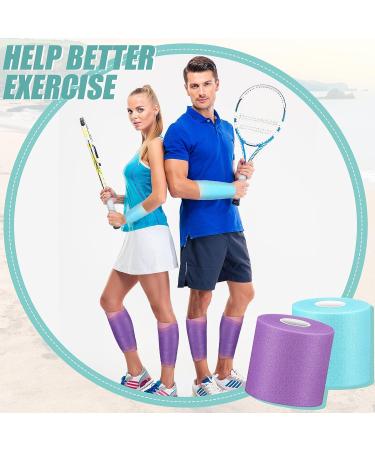 Sumind 6 Pieces Foam Underwrap Athletic Tape - Retro Colors - 2.75 x 30 Yards - Ideal for Ankles, Wrists, Hands, and Knees - Buy Online on GoSupps.com