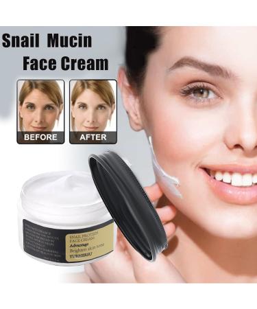 Snail Collagen Face Cream Snail Face Cream High Firming Face Cream for Anti Wrinkles Snail Moisturiser Face Women Snail Mucin Face Cream Hydrating Face Moisturizer for Women & Men Soft Skin Tone-100ml - Buy Online on GoSupps.com