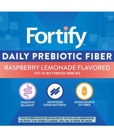 Nature's Way Fortify Daily Prebiotic Fiber Drink Mix - Raspberry Lemonade 5.11 oz - Buy Online on GoSupps.com