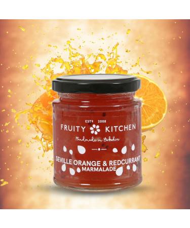 Fruity Kitchen Jams Marmalades Pick N Mix - Choose From 10 Flavours | Summer Fruit Preserve Raspberry Blackcurant Raspberry Seville Orange & Redcurrant - Pack of 5 - Buy Online on GoSupps.com