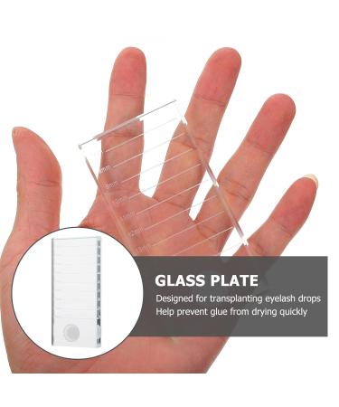 Lurrose 2PC Eyelash Crystal Palette - Professional Lash Extension Hand Plate & Holder | Premium Eyelash Tools - Buy Online on GoSupps.com