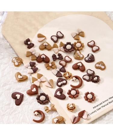 Nail Embellishments 30pcs/bag Resin Camellia Nail Rhinestones Beautiful Durable Nail Art Accessories C - Buy Online on GoSupps.com