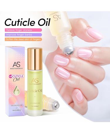 mercham 4 PCS Cuticle Oil for Nails Natural Nail Cuticle Oil with Almond Oil Deeply Hydrating Nourishing Nail Oil Treatment for Damaged Nails Organic Cuticle Oil Nail Care Kit (10ml*4) - Buy Online on GoSupps.com