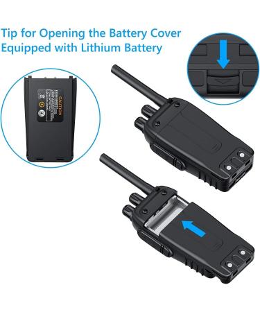 eSynic Professional Rechargeable Walkie Talkies - Long Range 2 Way Radio for Adults | Supports VOX 16 Channel | LED Light | Original Earpieces Included - Buy Online on GoSupps.com