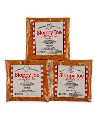 MySALT Sloppy Joe Seasoning Mix, Sodium Free (3 Pack) Sloppy Joe 3 Pack