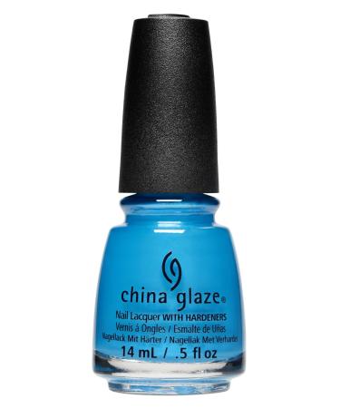 China Glaze Nail Lacquer with Hardeners 14 ml I Truly Azure You