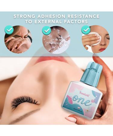 Axolotl Pro Glue No.1 | 5ml | 1-2 Sec Dry Time | 8 Weeks Retention | Professional Black Lash Adhesive | Organic, Latex Free, Sensitive Skin | Eyelash Extensions Supplies - Buy Online on GoSupps.com
