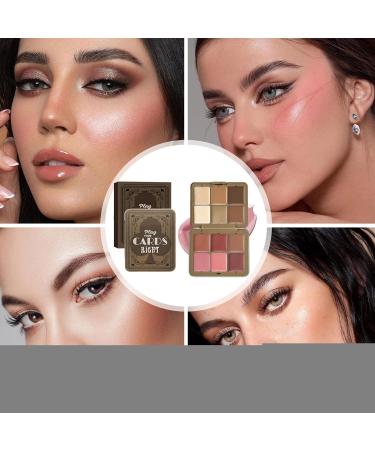 Contour and Blush Kit - Soft Cream Face Complexion Makeup | 12 Base Shades with Lightweight Texture Natural Color Blending for Girls Who - Buy Online on GoSupps.com