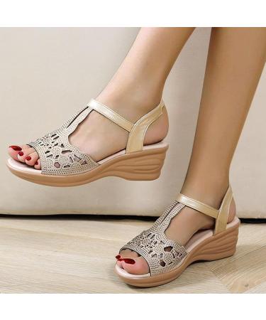 Shop XTZYGLFD Munde Speeling Sandals for Women - Comfortable & Stylish Elastic Rame Middle Fish Shoes - Perfect for Holidays - Size 5 UK - International Shipping Available - Buy Online on GoSupps.com