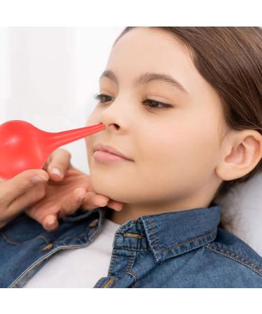 DOITOOL Ear Syringe Hand Bulb - 90ml Red Rubber Squeeze Bulb for Ear Cleaning - Adults, Kids, Pets - Ear Wax Removal Tool - Buy Online on GoSupps.com