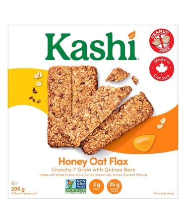 Kashi, 7 Grain, Honey Oat Flax with Quinoa, 10 bars, 200g/7.1oz, Canadian}
