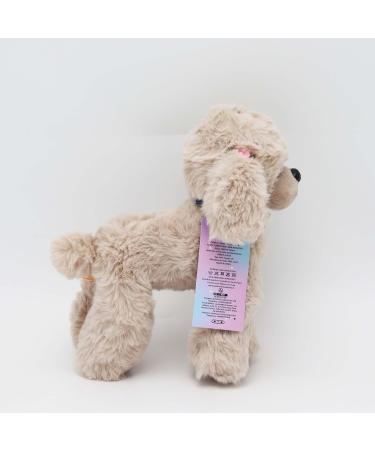 Heionia Gray Dog Cuddly Toy - Kawaii Plush Pudel with Scarf | 30cm Soft Teddy Gift for Kids & Girls - Buy Online on GoSupps.com