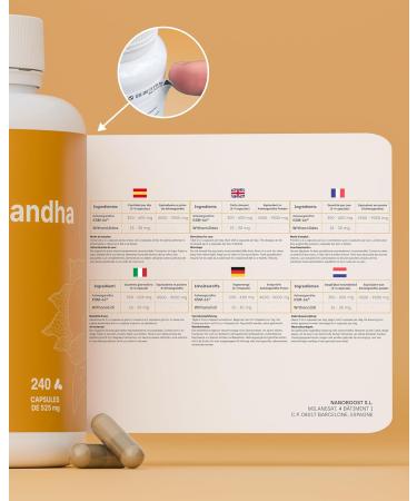 Ashwagandha KSM-66 9000mg - 240 G lules | Extra Fort 5% Withanolides | Anti Stress Sommeil nergie | Longue Dur e | Dosage Elev : 600mg Extrait Concentr 15:1 - Buy Online on GoSupps.com