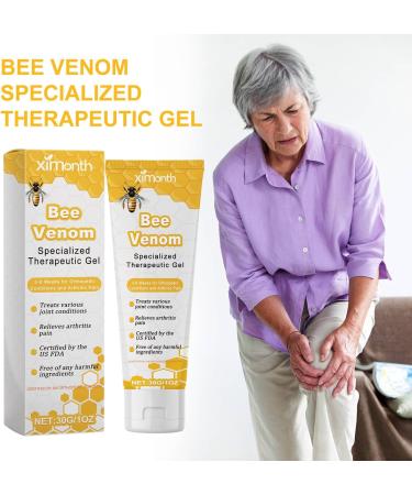 2-Pack Aeehfeng Bee Venom Joint Therapy Gel - Pain Relief with New Zealand Bee Venom - 30g Professional Treatment - Buy Online on GoSupps.com