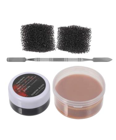 Beaupretty Needle Wax Kit Makeup Wax Skin Special Effects Scrapbooking Scar Wax with Black Tip.