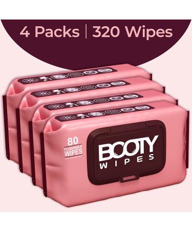 320 Flushable Feminine Wet Wipes for Women with Vitamin-E & Aloe - pH Balanced & Flushable Safe - Buy Online on GoSupps.com