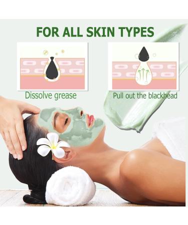 Yagaspantery 2 pieces Green Mask Stick Green Tea Deep Cleanse Clay Mask Green Tea Cleansing Clay Stick Deep Cleansing SmearingStick moisturizing green tea facial mask deep cleansing - Buy Online on GoSupps.com