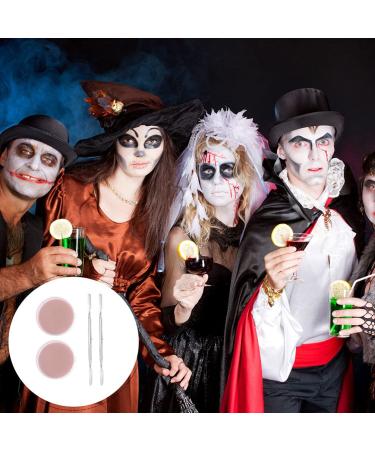 Lurrose 2PC Scar Wax Kit | Fake Skin Wax Effects & Body Paint | Halloween Make-Up Tools with Spatula for Festival & Special Effects - Buy Online on GoSupps.com