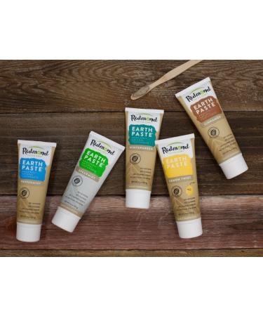 Redmond Earthpaste - Natural Non-Flouride Toothpaste LemonTwist 4 Ounce Tube (12 Pack) - Buy Online on GoSupps.com