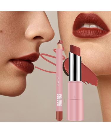  Ruwshuuk Moisturizing Lip Balm | Tinted Lipstick - Nourishing Matte Balm Non-Sticky Care for Chapped Lips for Women - Buy Online on GoSupps.com