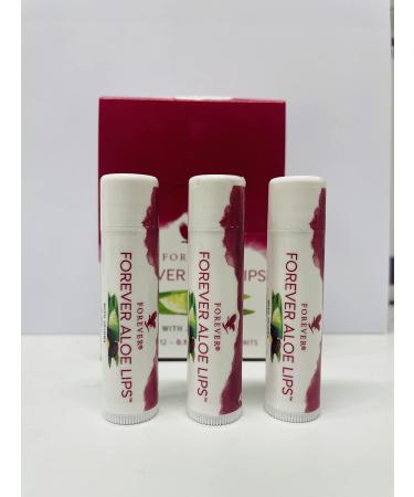 Forever Living FLP Aloe Vera Lips Lip Balm - Set of 3