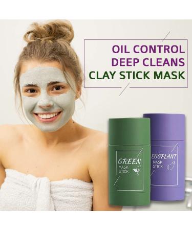 Green Tea Mask Stick Set: Clay Stick Masks for Deep Pore Cleaning & Blackhead Removal (2pc) - Buy Online on GoSupps.com