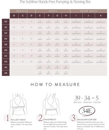 Kindred Bravely Sublime Pumping Bra - Hands-Free Nursing & Pumping Bra (B-D Cup) - Large Latte | Ideal for Moms - Buy Online on GoSupps.com