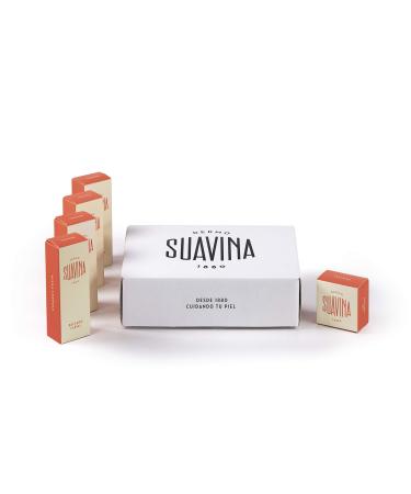 SUAVINA - Original Moisturizing Lip Balm | Moisturizing Lip Balm Repairs, Hydrates and Protects - 4 Units of 10 ml in Tube + 1 Unit of 10 ml in Jar