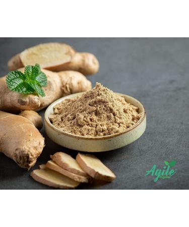 QURA Organic Ginger Powder - 200gms (Adrak Powder/Sunth) - Daily Spices - Perfect for Tea | Honey | Juices - Buy Online on GoSupps.com