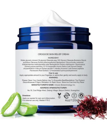 All Natural Eczema Soothing Cream with Sea Moss | Hydrating Fragrance-Free Skincare for Sensitive & Dry Skin - Buy Online on GoSupps.com