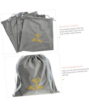 Baluue 4pcs Fabric Drawstring Bags Portable Hair Dryer Bag Drawstring Bag Hair Blow Dryer Bag - Buy Online on GoSupps.com