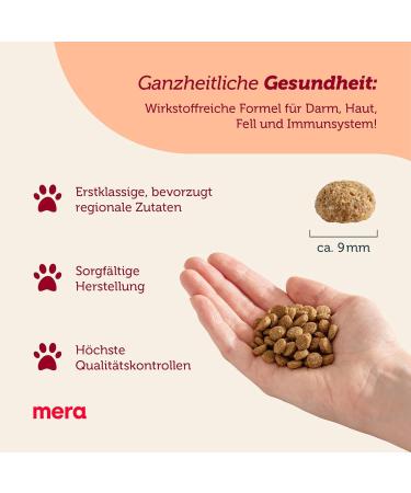 mera Care Junior Chicken Food for Puppies up to 12 Months with 78% animal protein without wheat 1 kg - Buy Online on GoSupps.com