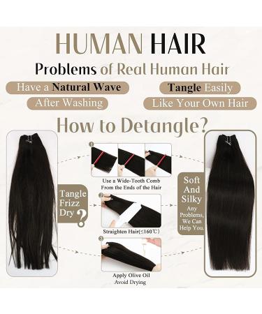 Full Shine 18 Straight Remy Hair Weft Extensions - Double Wefted Darker Brown #2 - 105g Full Head Sew in Weft Human Hair Bundles - Buy Online on GoSupps.com