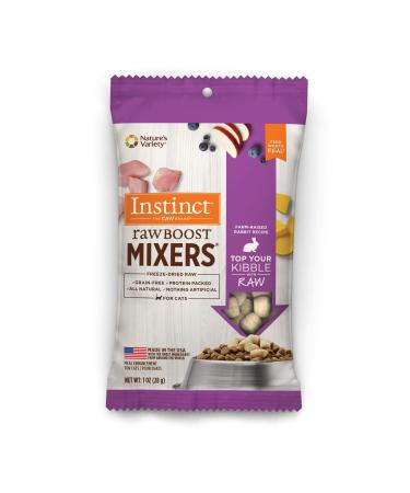 Instinct Freeze-Dried Raw Boost Mixers Grain-Free Rabbit Recipe Cat Food Topper, 1 oz.
