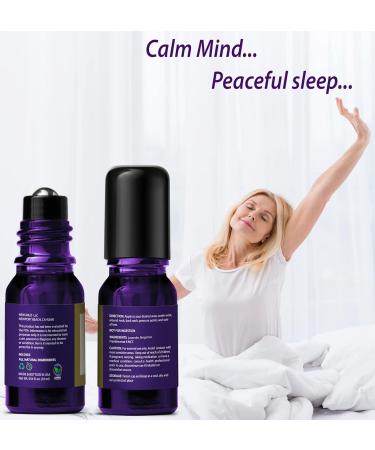 Sleep Well Essential Oil Roll-On | Anti-Stress Calming Aromatherapy Stick - Lavender Bergamot & Frankincense - Perfect Gift for Women | Destress & Relaxation | New Miuz USA - Buy Online on GoSupps.com