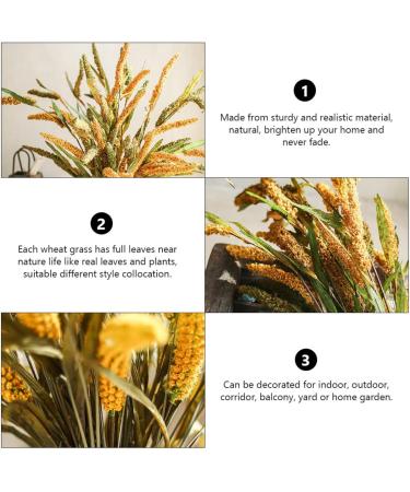 ABOOFAN 3pcs Simulated Ears of Corn Fake Wheat Stalks Wheat Dried Flowers Home Plant Decor Artificial Wheat Bundle Fall Decor Artificial Plants Wheat Decoration Household Pu Ornaments - Buy Online on GoSupps.com