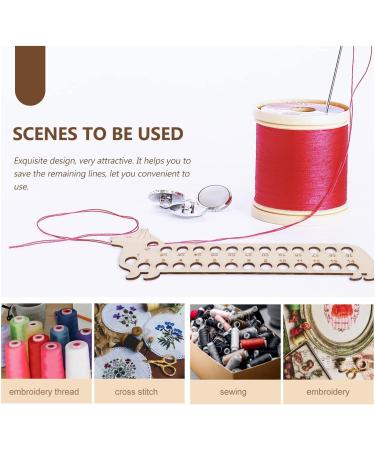 Exceart Crochet Crossstick Wire-Rap Board & Plate - Wood Coil Holder for Yarn Storage | Perfect for Crochet Animals - Buy Online on GoSupps.com