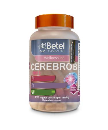Betel Natural Cerebro B+ Capsules B Complex with Vitamins for a Healthier Nervous System - 90 Capsules