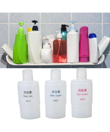 HELEVIA 3 in 1 Travel Bottle Leakage Proof Refillable Portable Travel Container for Conditioner Shampoo Lotion 45ml Pink - Buy Online on GoSupps.com
