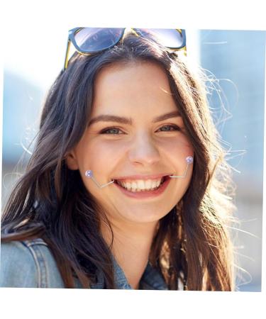 Beaupretty 1 Pair Dimple Trainer Dimple Maker for Cheeks Jaw Trainer Facial Tool Personal Face Trainer Metal Dimples Maker Facial Smile Maker Trainer Tools Accessories Alloy Purple Thin Face - Buy Online on GoSupps.com