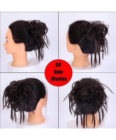 Messy Bun Hair Piece for Women Synthetic Tousled Updo Messy Bun Hair Pieces Hair Scrunchies Extensions with Elastic Band Ponytails Hair Extensions for Women Fake Hair Accessories for Women Girls 18T10 - Buy Online on GoSupps.com